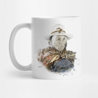 Bolivian peasant woman artistic photography Mug